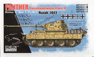Echelon Decals 1/72 Panzer III Ausf J/L/M 2SSPzRgt Das Reich & 5SSPzD ECH721018 